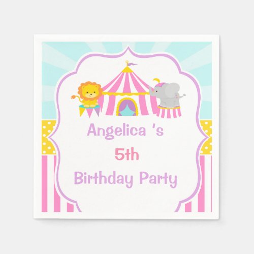 Zazzle Circus Birthday Party Ideas Pink Big Top
