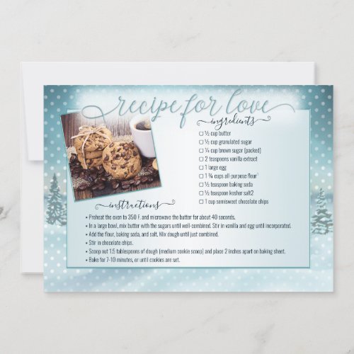 Zazzle Cookie Cutter Wedding Favors Recipe Card