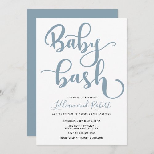 Zazzle Couples Baby Shower Ideas Baby Bash Blue
