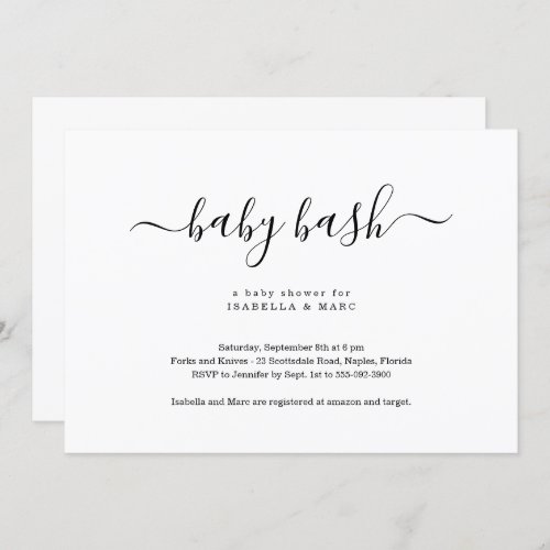 Zazzle Couples Baby Shower Ideas Baby Bash