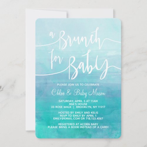 Zazzle Couples Baby Shower Ideas Brunch Invitation