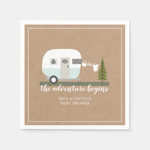 Zazzle Couples Baby Shower Ideas Camper Adventure