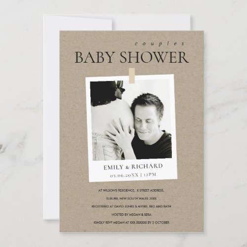 Zazzle Couples Baby Shower Ideas Custom Invitation