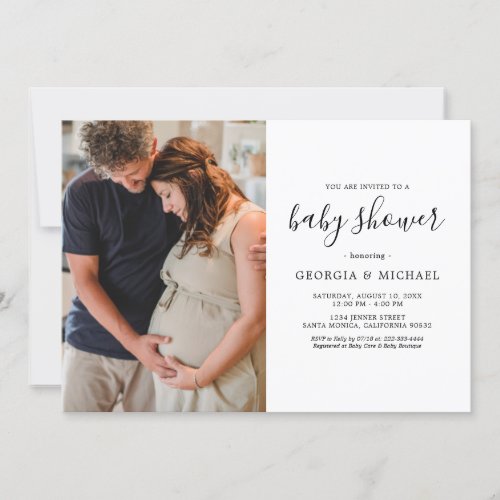 Zazzle Couples Baby Shower Ideas Photo Invite