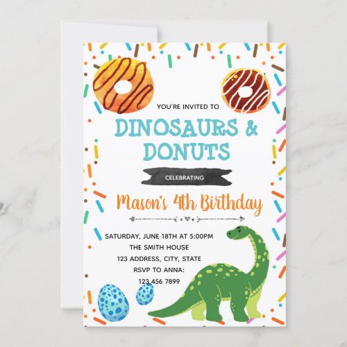 Zazzle Dinosaur Birthday Party Ideas Dinosaur Donuts