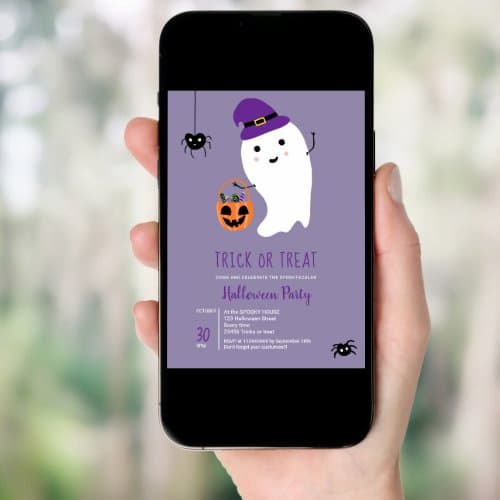 Zazzle Halloween Party Digital Invitation