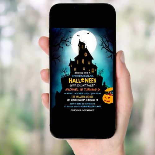 Zazzle Halloween Digital INvitation