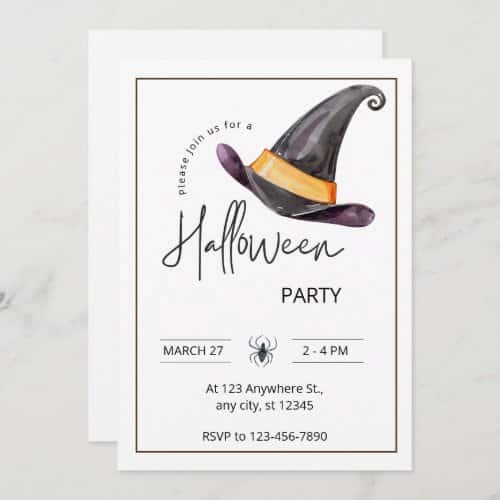 Zazzle Halloween Party Invitations