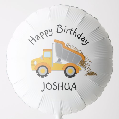 Zazzle Ideas For Construction Birthday Party Dump Truck Balloon
