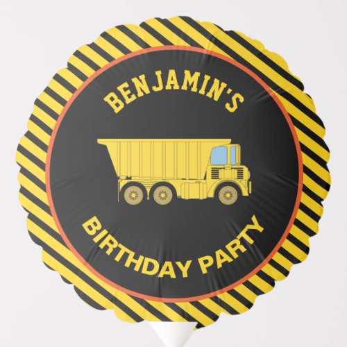 Zazzle Ideas For Construction Birthday Party Truck Balloon