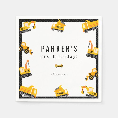 Zazzle Ideas For Construction Birthday Party Trucks