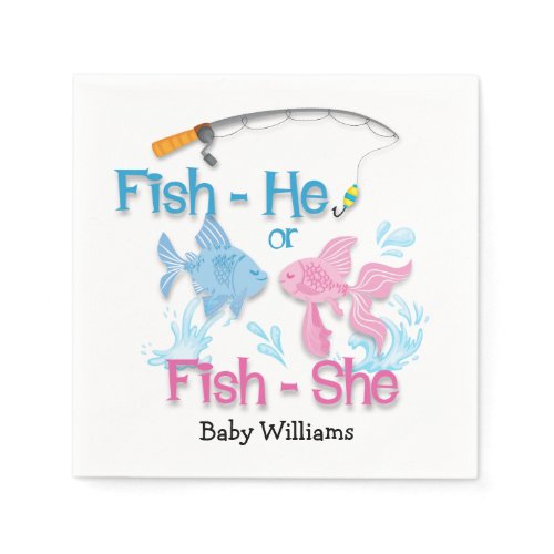 Zazzle Ideas For Gender Reveal Fish He Or She