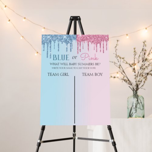 Zazzle Ideas For Gender Reveal Foam Voting Board