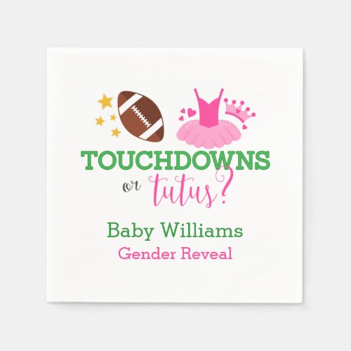 Zazzle Ideas For Gender Reveal Touchdowns Or Tutus