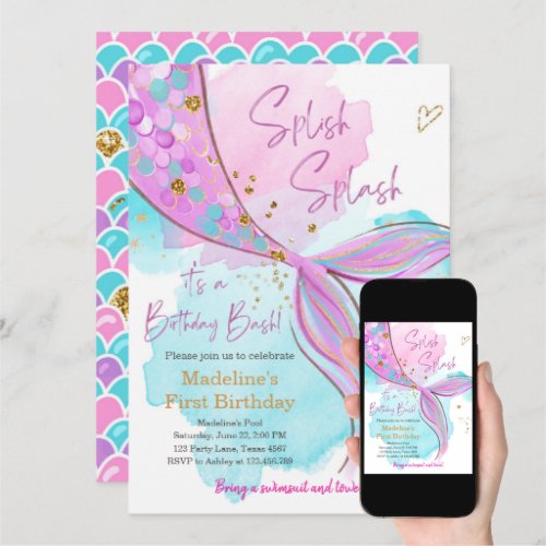 Zazzle Mermaid Birthday Party Ideas Pool Bash