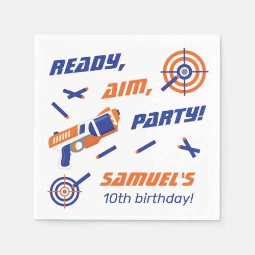 Zazzle Nerf Birthday Party Ideas Dart Birthday Supplies