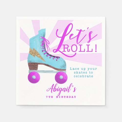 Zazzle Roller Skating Birthday Party Ideas Lets Roll Girls