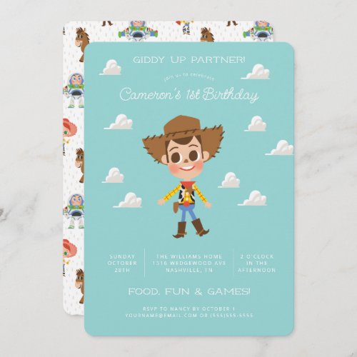 Zazzle Toy Story Birthday Party Ideas Giddy Up Invitation
