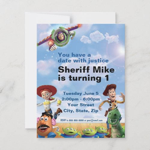 Zazzle Toy Story Birthday Party Ideas Sheriff Invitations
