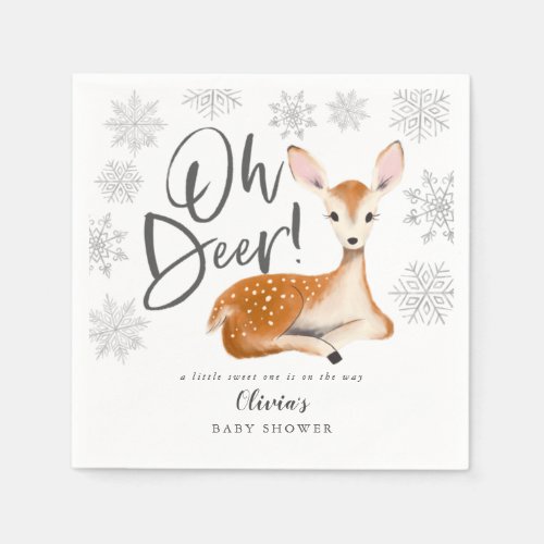 Zazzle Winter Baby Shower Ideas Deer