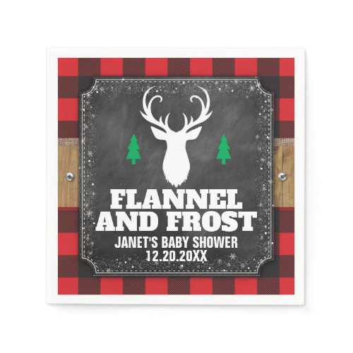 Zazzle Winter Baby Shower Ideas Flannel And Frost