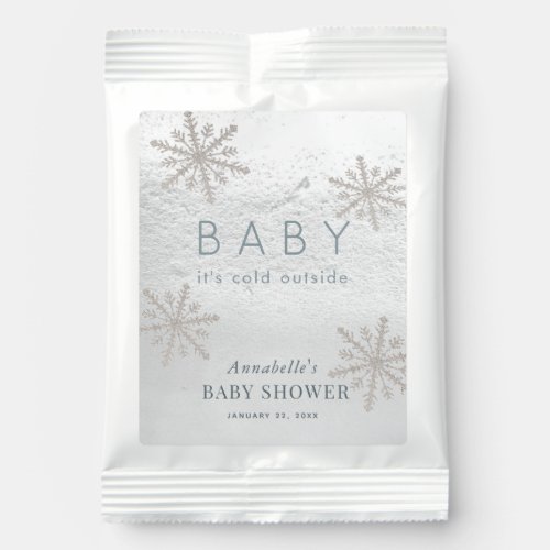 Zazzle Winter Baby Shower Ideas Hot Cocoa Favor