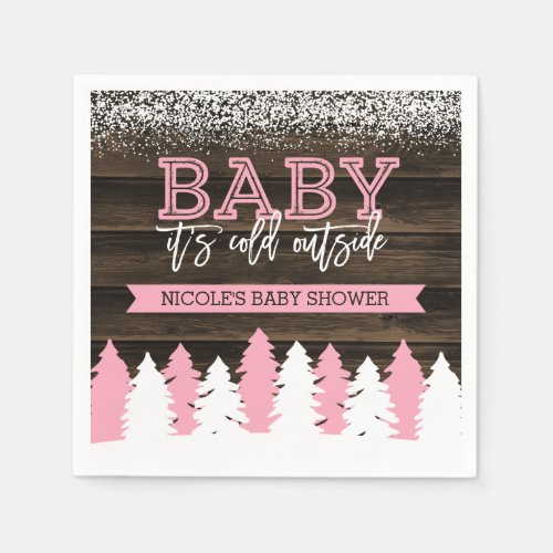Zazzle Winter Baby Shower Ideas It's Cold Outside