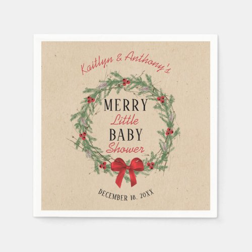 Zazzle Winter Baby Shower Ideas Merry Little Baby