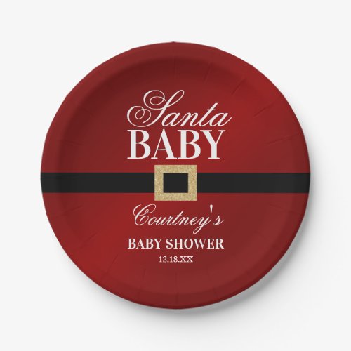 Zazzle Winter Baby Shower Ideas Santa Baby