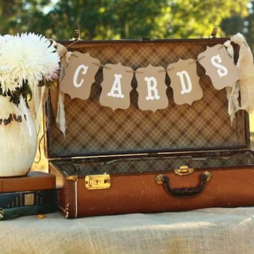 50th Birthday Cards Suitcase
