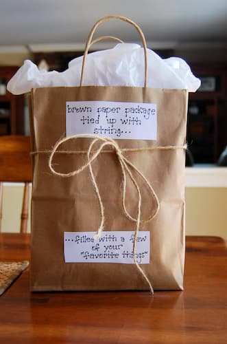 50th Birthday Gift Bag Idea