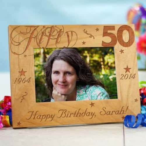 Personalized 50th Birthday Gift Idea