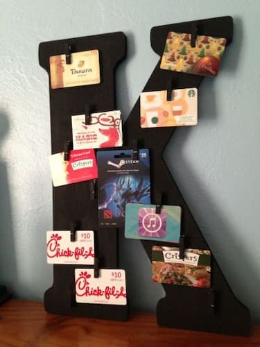 50th Birthday Gift Idea For Gift Cards