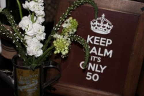 50th Birthday Party Decorating Idea