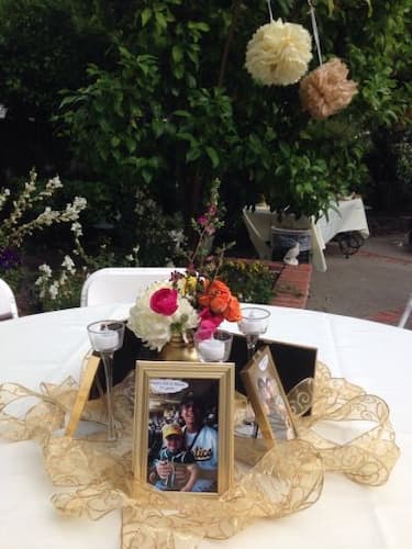 50th Birthday Party Decorations Centerpiece Display