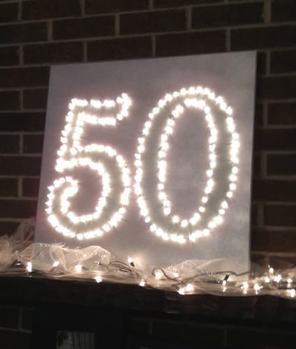 Impressive 50th Birthday Party Decoration