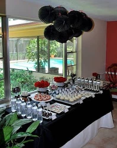 50th Birthday Party Themed Table