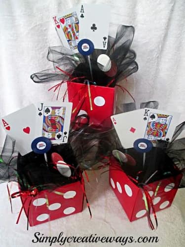 50th Birthday Party Themed Centerpiece Ideas
