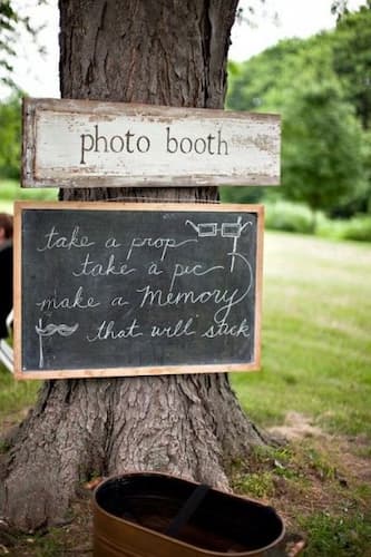 50th Birthday Party Themed Photo Booth