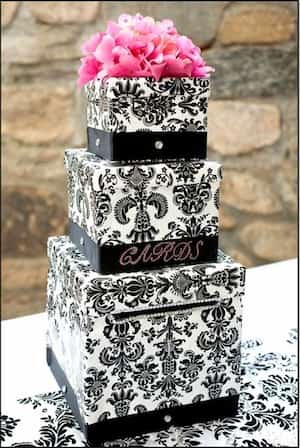Decorative box for 80th birthday cards