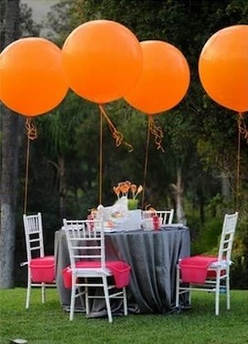 80th Birthday Decorations Balloon Table