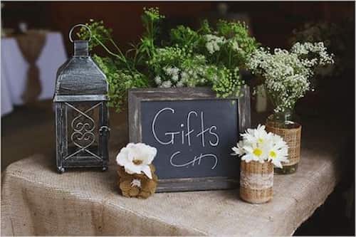 80th Birthday Gift Table