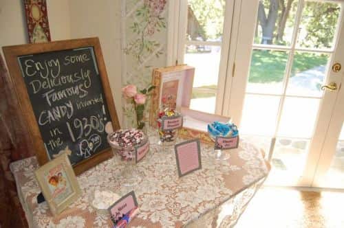 Sweet memories 80th Birthday Party Favors