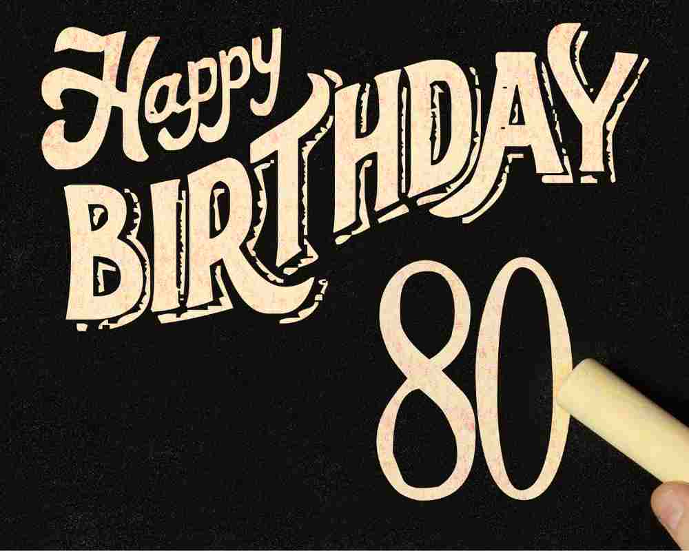 80th Birthday Party Idea