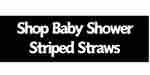 Amazon Shop Baby Shower Striped Straws