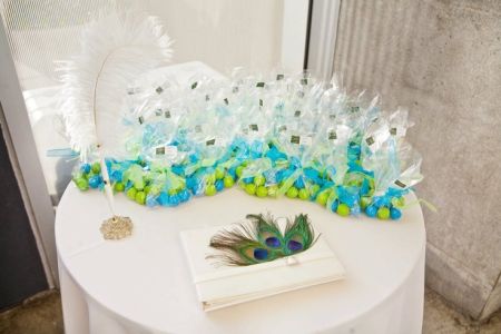 Bubblegum Wedding Favor Table