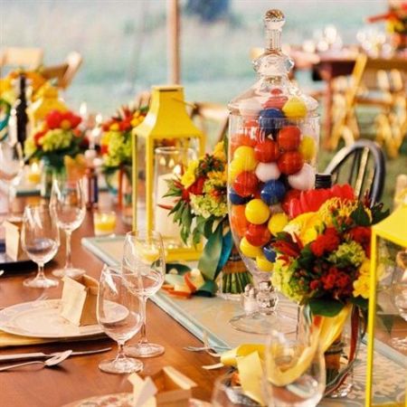 Colorful Bubblegum Wedding Favors