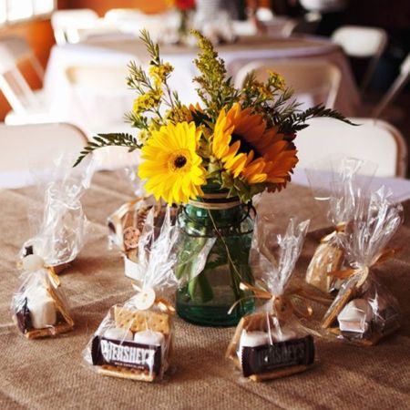 S'more Chocolate Bar Wedding Favors