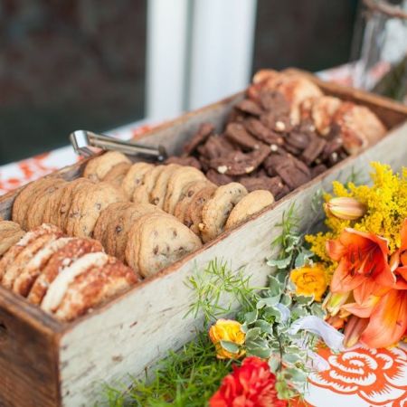 Rustic Cookie Bar Wedding Favors