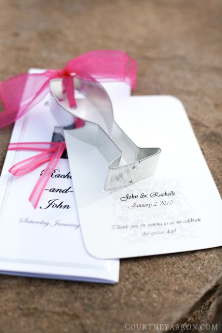 Champagne Glass Cookie Cutter Wedding Favors